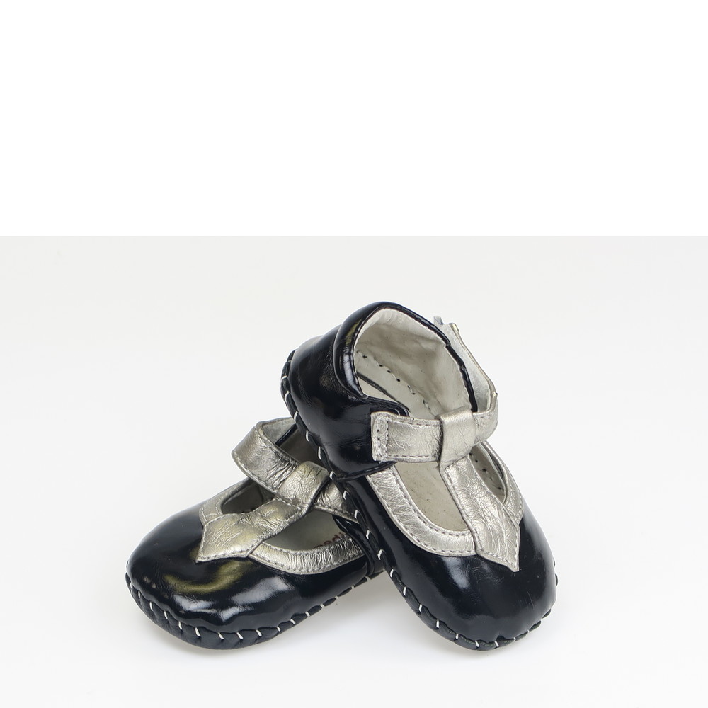 Pediped Girls Black Shoes size: 0-6 Months